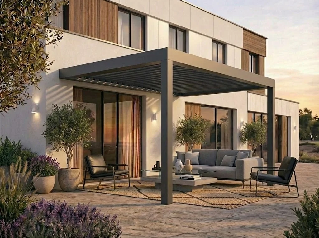 PergoMaxx Motion zidna montaža antracit s 2 stupa